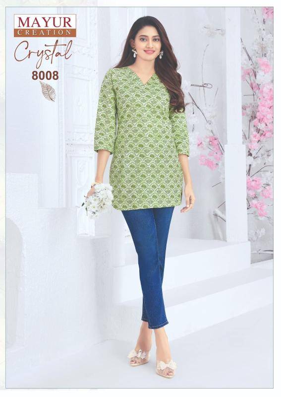 Mayur crystal vol-8 Surat kurti wholesale shopping